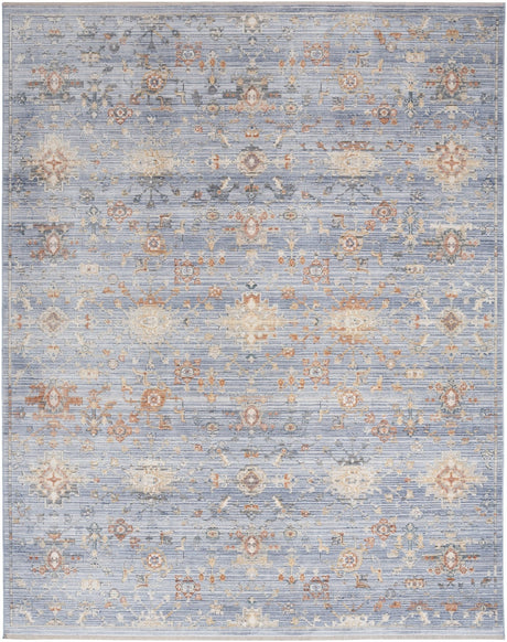 Nourison Elegant Heirlooms Elh02 Blue Ivory Rug - Nourison - 99446905666