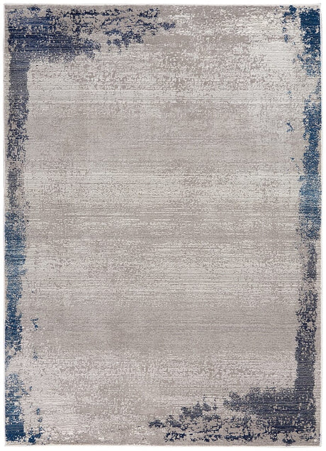 Nourison Etchings Etc01 Grey / Navy Rugs - Nourison - 99446718198