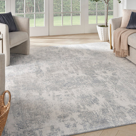 Nourison Exhale Exl01 Light Grey Rug - Nourison - 99446955104