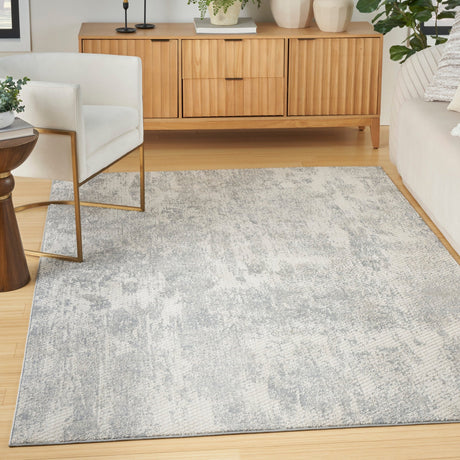 Nourison Exhale Exl01 Light Grey Rug - Nourison - 99446955111