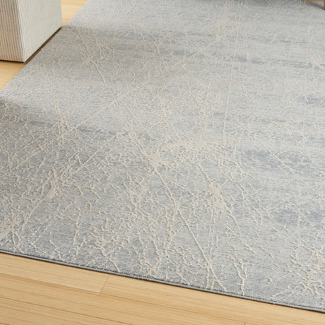 Nourison Exhale Exl02 Ivory Grey Rug - Nourison - 99446955173