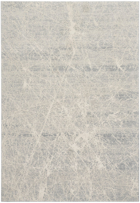 Nourison Exhale Exl02 Ivory Grey Rug - Nourison - 99446955180