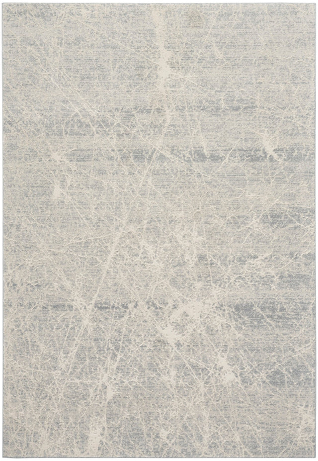 Nourison Exhale Exl02 Ivory Grey Rug - Nourison - 99446955180