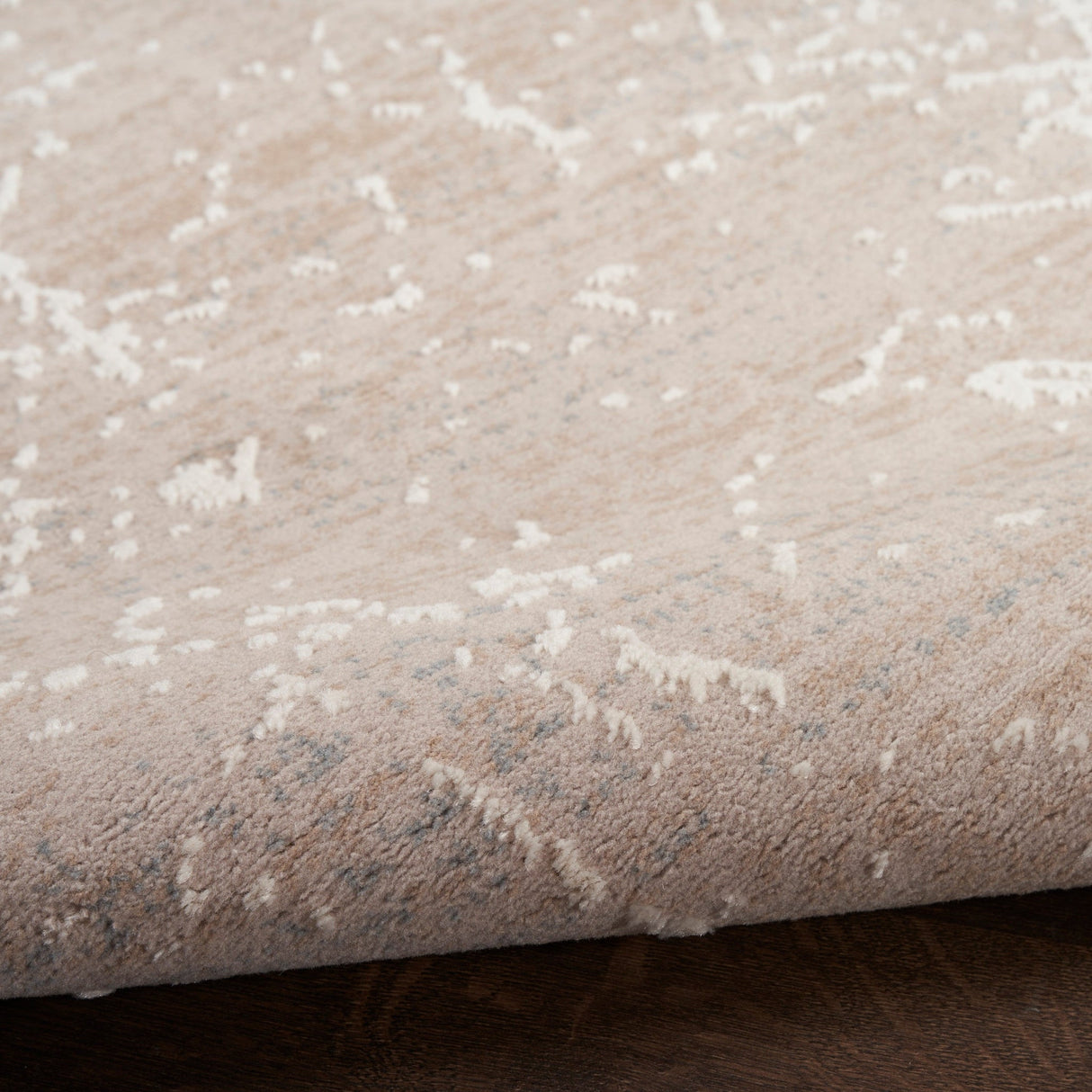 Nourison Exhale Exl02 Mocha Ivory Rug - Nourison - 99446955203