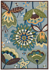 Nourison Fantasy Fa12 Aqua Rugs - Nourison - 11580