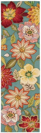 Nourison Fantasy Fa18 Aqua Rugs - Nourison - 10433