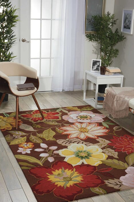 Nourison Fantasy Fa18 Chocolate Rugs - Nourison - 10429