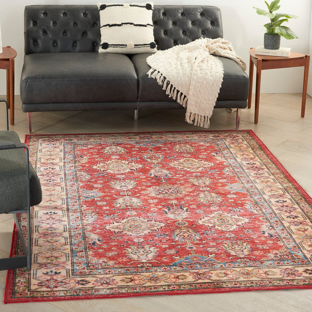 Nourison Fulton Ful01 Red Rug - Nourison - 99446899675