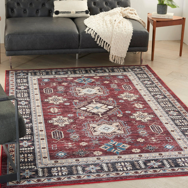 Nourison Fulton Ful03 Red Rug - Nourison - 99446899910