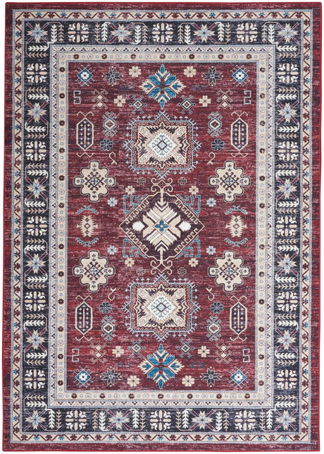 Nourison Fulton Ful03 Red Rug - Nourison - 99446899910