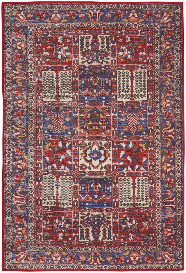 Nourison Fulton Ful05 Red Rug - Nourison - 99446899934