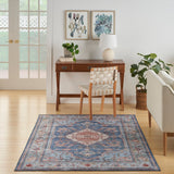 Nourison Fulton Ful11 Blue Rug - Nourison - 99446899842