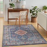 Nourison Fulton Ful11 Blue Rug - Nourison - 99446899996