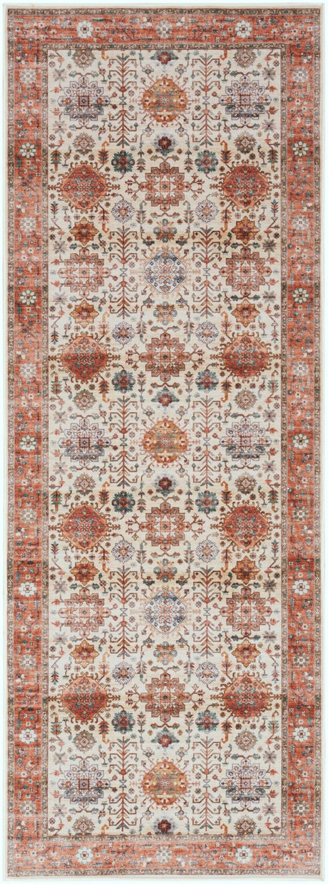 Nourison Fulton Ful12 Beige Multicolor Rug - Nourison - 99446899859