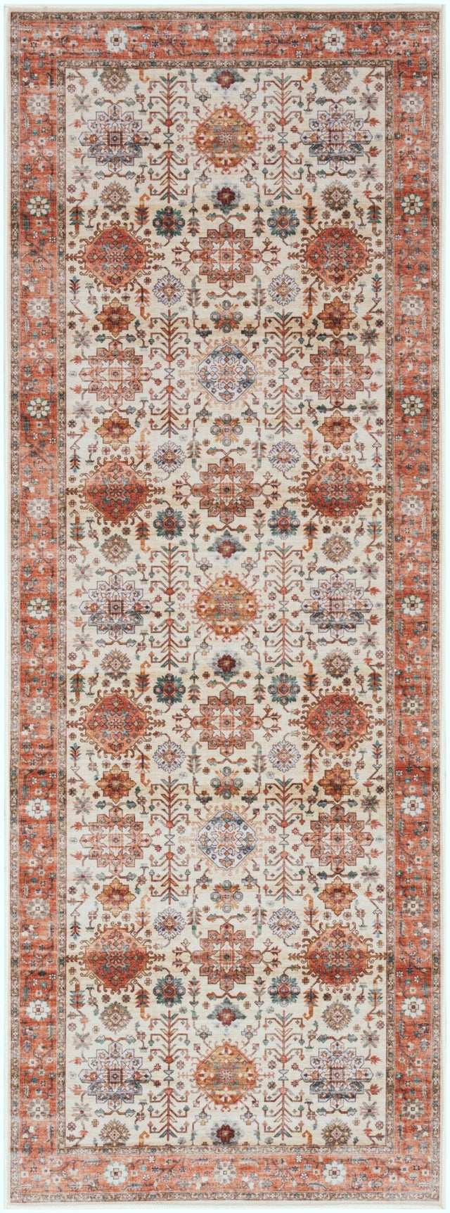 Nourison Fulton Ful12 Beige Multicolor Rug - Nourison - 99446899859