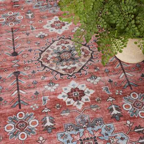 Nourison Fulton Ful12 Brick Rug - Nourison - 99446899866