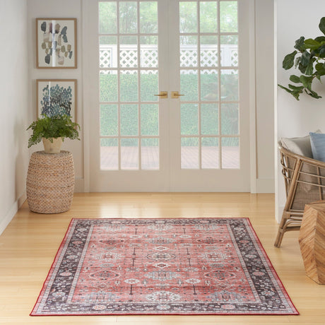 Nourison Fulton Ful12 Brick Rug - Nourison - 99446899866