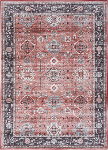 Nourison Fulton Ful12 Brick Rug - Nourison - 99446900029