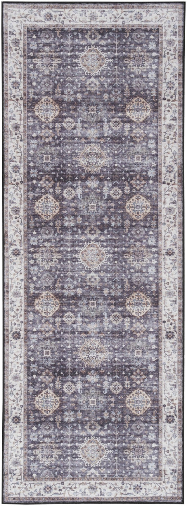 Nourison Fulton Ful12 Charcoal Rug - Nourison - 99446899873