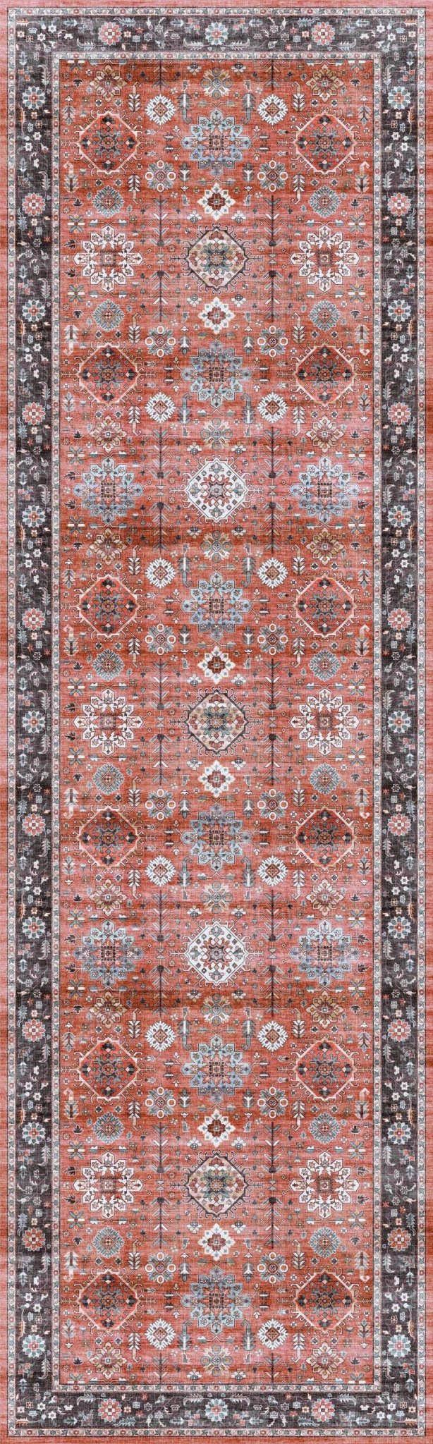 Nourison Fulton Ful12 Rust Rug - Nourison - 99446899897