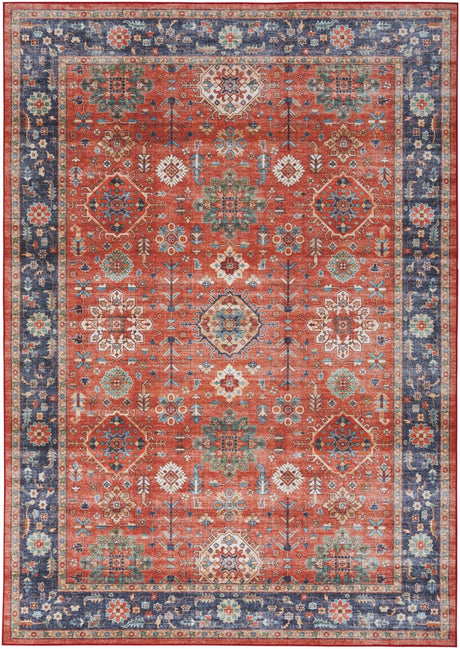 Nourison Fulton Ful12 Rust Rug - Nourison - 99446900043