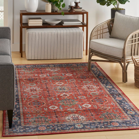 Nourison Fulton Ful12 Rust Rug - Nourison - 99446900043