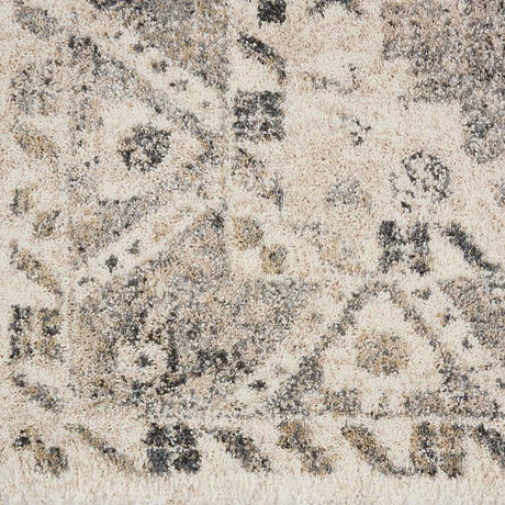 Nourison Fusion Fss11 Cream / Grey Rugs - Nourison - 99446317094