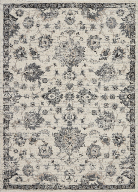 Nourison Fusion Fss15 Cream/Grey Rugs - Nourison - 99446425157