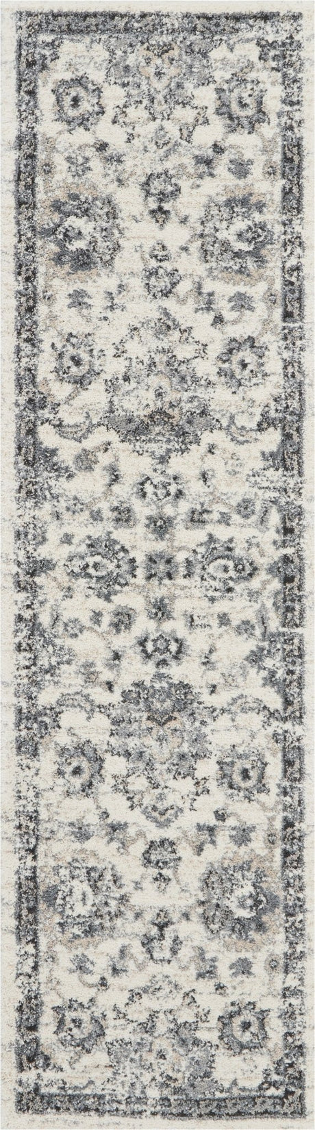 Nourison Fusion Fss15 Cream/Grey Rugs - Nourison - 99446425164