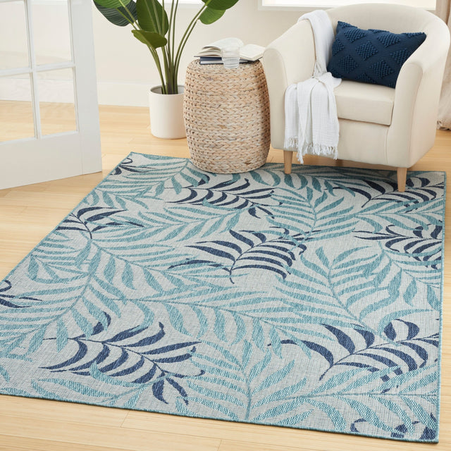 Nourison Garden Oasis Goa01 Blue Rug - Nourison - 99446959256