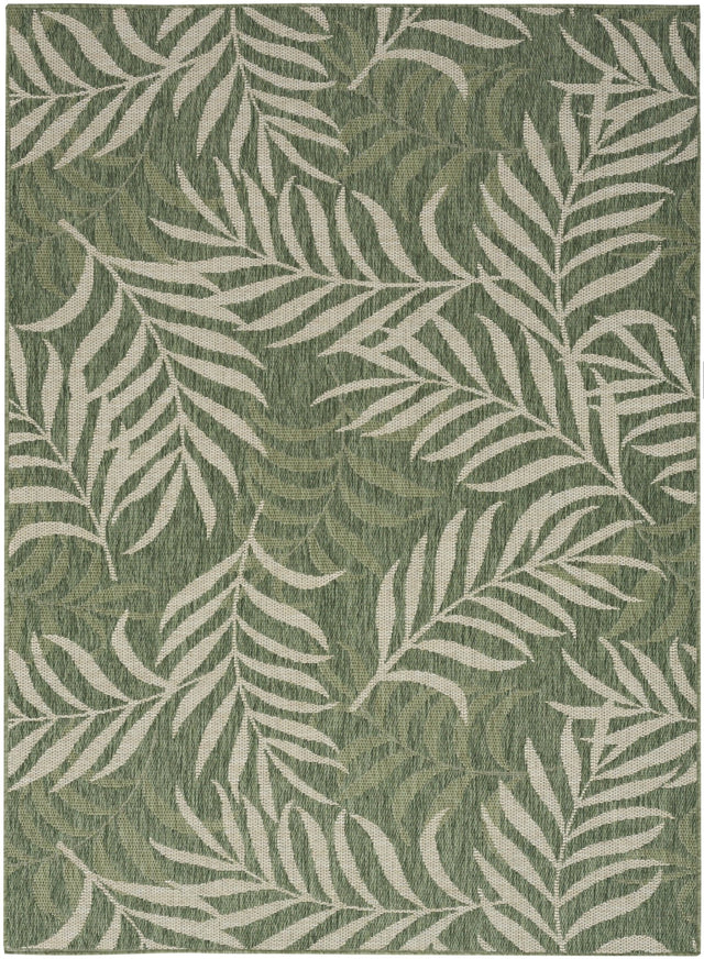 Nourison Garden Oasis Goa01 Green Ivory Rug - Nourison - 99446943507