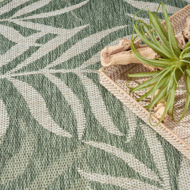 Nourison Garden Oasis Goa01 Green Ivory Rug - Nourison - 99446943507