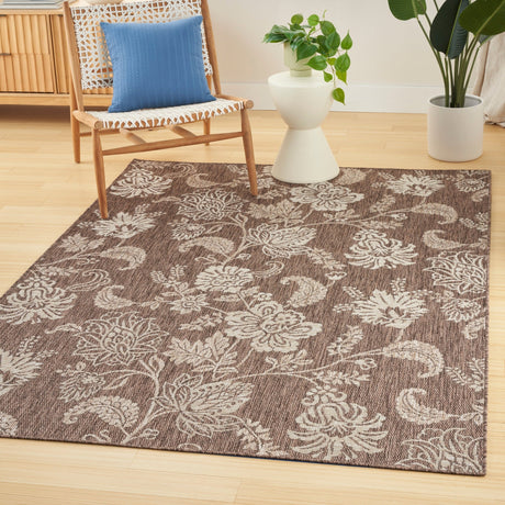 Nourison Garden Oasis Goa03 Mocha Rug - Nourison - 99446959393