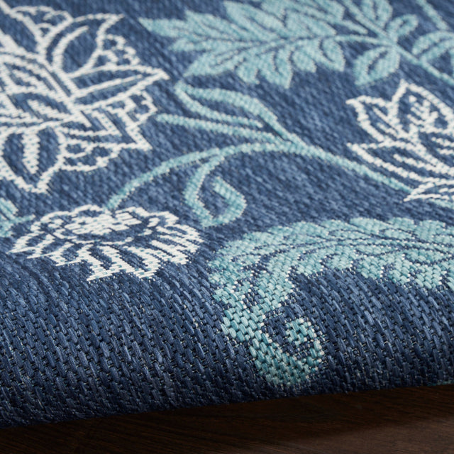 Nourison Garden Oasis Goa03 Navy Rug - Nourison - 99446959478