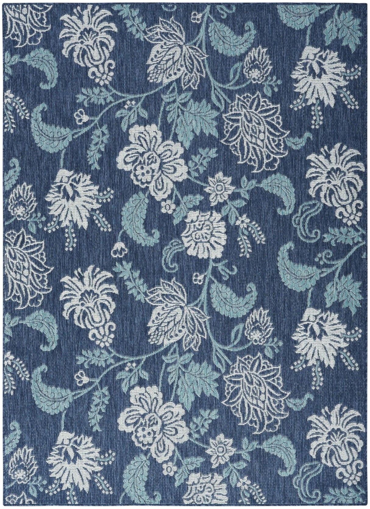 Nourison Garden Oasis Goa03 Navy Rug - Nourison - 99446959478