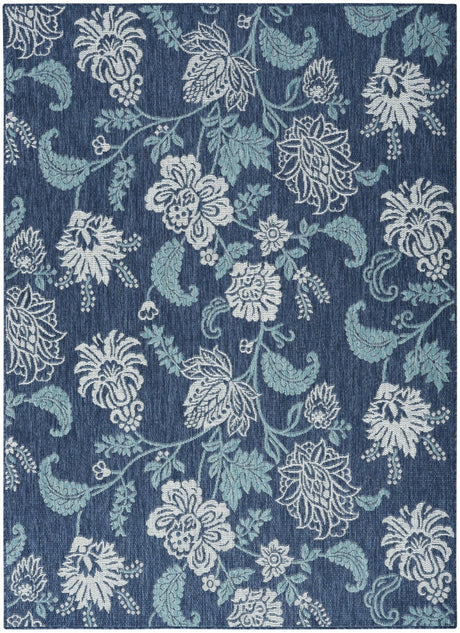 Nourison Garden Oasis Goa03 Navy Rug - Nourison - 99446959478