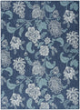 Nourison Garden Oasis Goa03 Navy Rug - Nourison - 99446959478