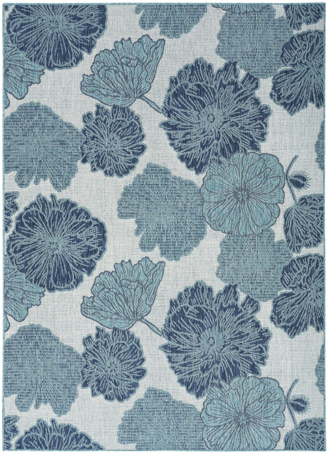 Nourison Garden Oasis Goa04 Blue Rug - Nourison - 99446959768