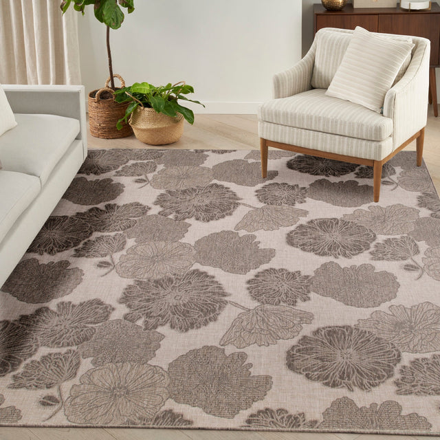 Nourison Garden Oasis Goa04 Natural Rug - Nourison - 99446959652