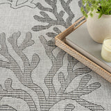 Nourison Garden Oasis Goa05 Grey Rug - Nourison - 99446959836