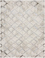 Nourison Glitz Glz02 Ivory/Grey Rug - Nourison - 99446133724