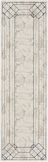 Nourison Glitz Glz03 Ivory/Taupe Rug - Nourison - 99446134196