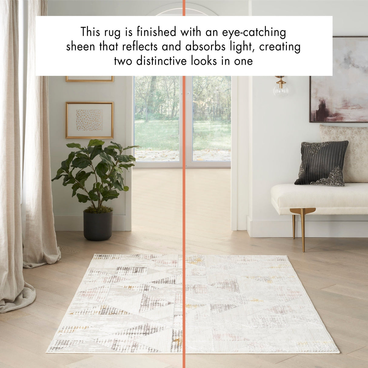 Nourison Glitz Glz04 Ivory/Multi Rug - Nourison - 99446134363