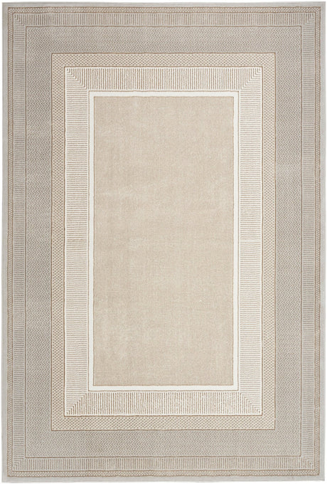 Nourison Glitz Glz07 Ivory Rug - Nourison - 99446134615