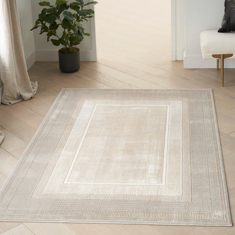 Nourison Glitz Glz07 Ivory Rug - Nourison - 99446134615