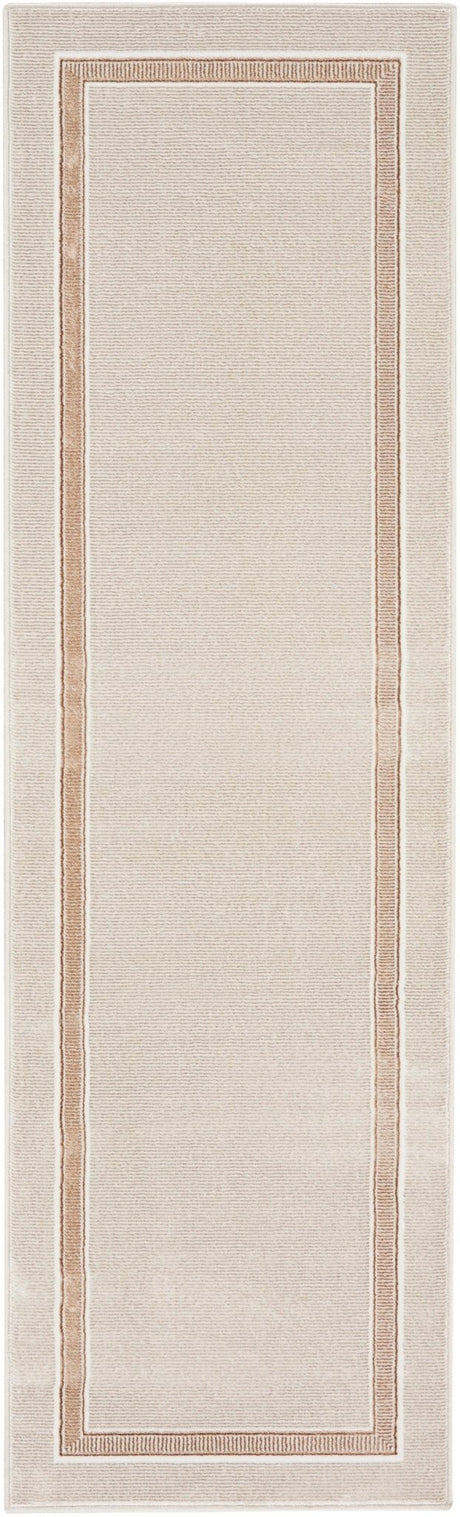 Nourison Glitz Glz08 Ivory Cream Rug - Nourison - 99446134653