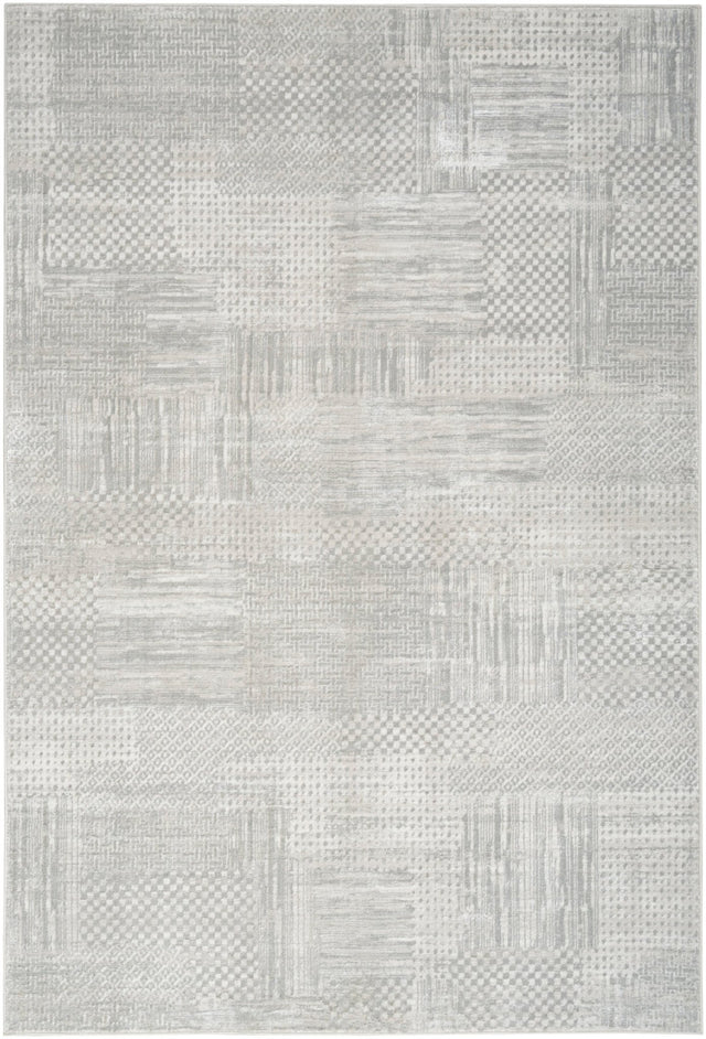 Nourison Glitz Glz09 Silver Grey Rug - Nourison - 99446911940