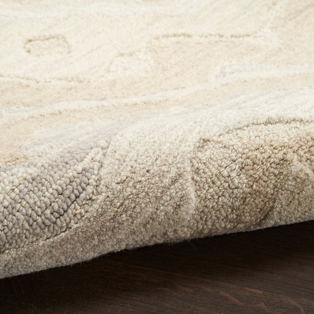 Nourison Graceful Gru01 Beige Rug - Nourison - 99446939050