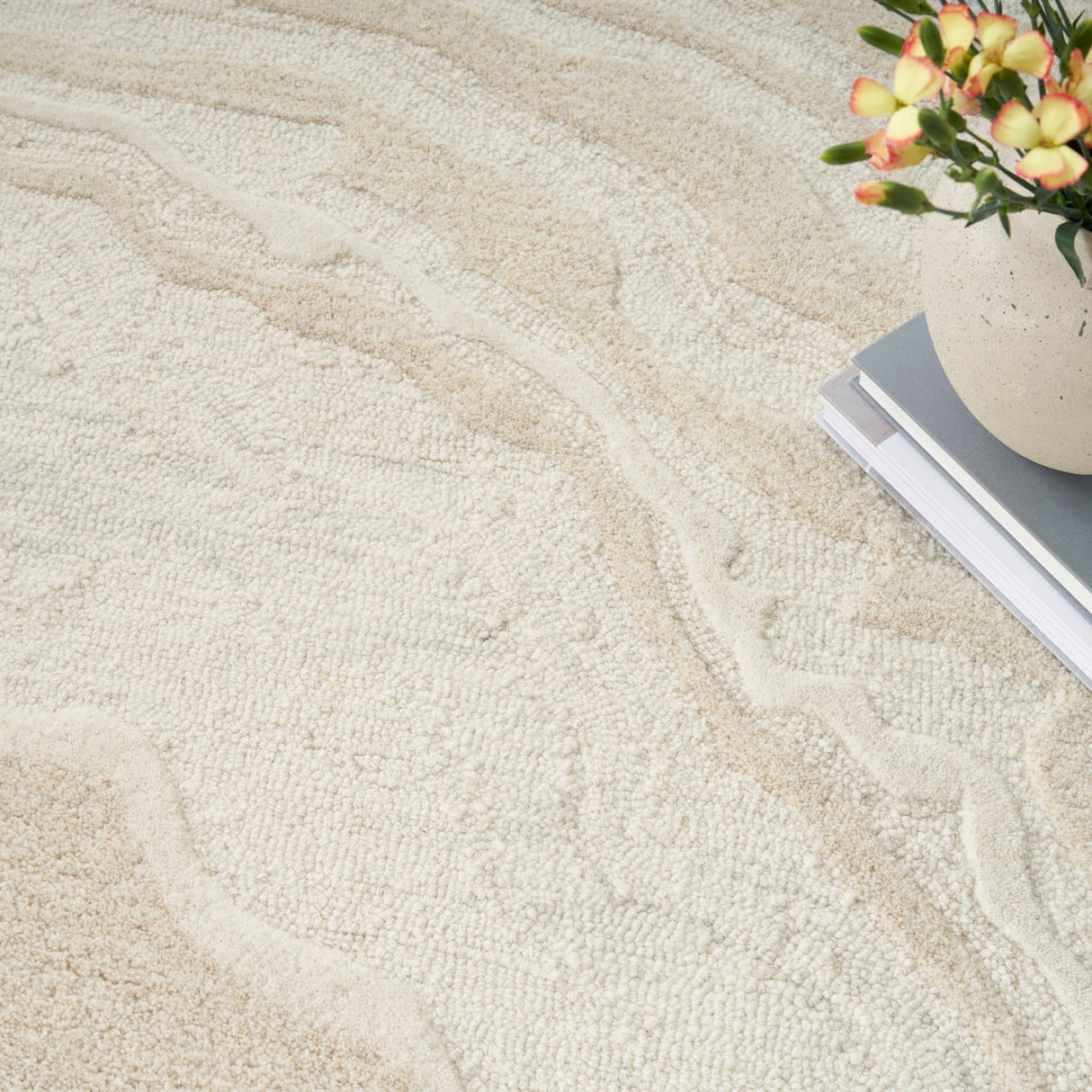 Nourison Graceful Gru01 Ivory Rug - Nourison - 99446939203