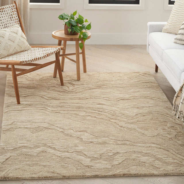 Nourison Graceful Gru01 Taupe Rug - Nourison - 99446939258